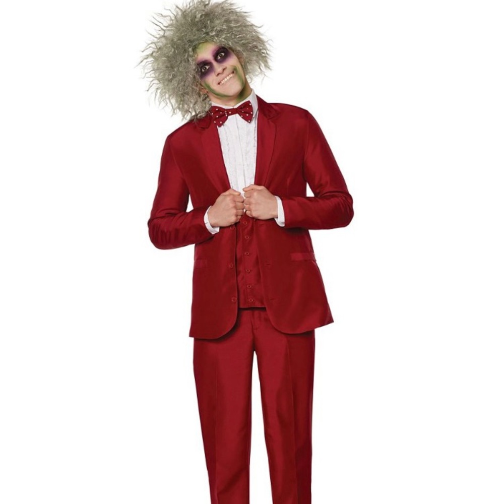 BEETLEJUICE Wedding Suit Outfit Halloween Costume Mens 3pc Set